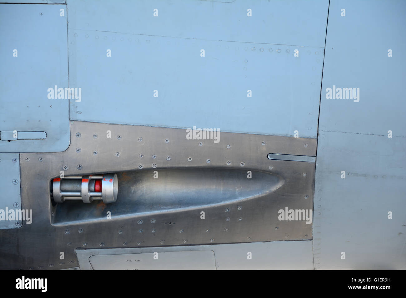 Panavia Tornado jet fighter cannon closeup Stock Photo - Alamy