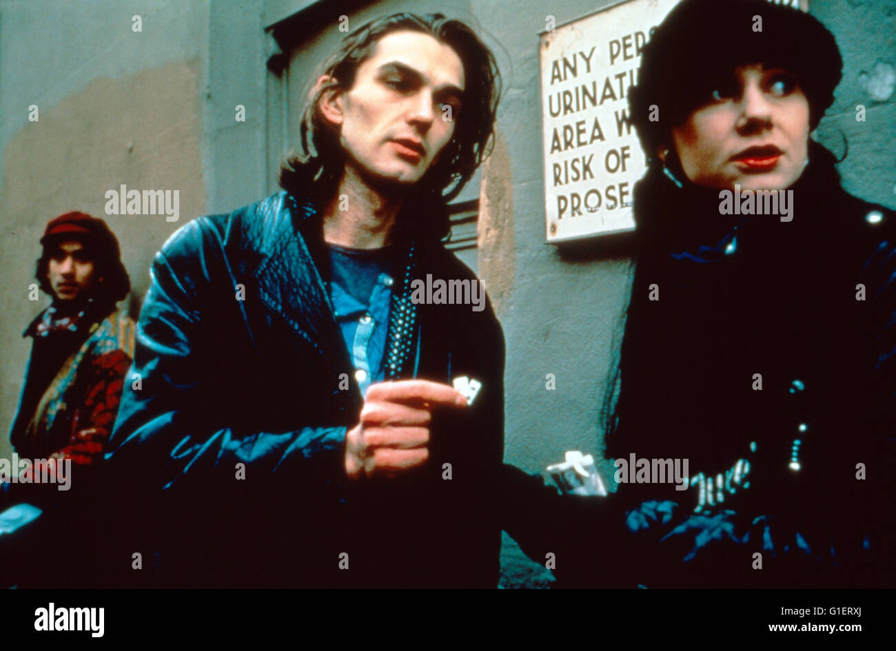 London Kills Me, aka: London schafft alle, Großbritannien 1991, Regie: Hanif Kureishi, Darsteller: Justin Chadwick (Mitte) Stock Photo