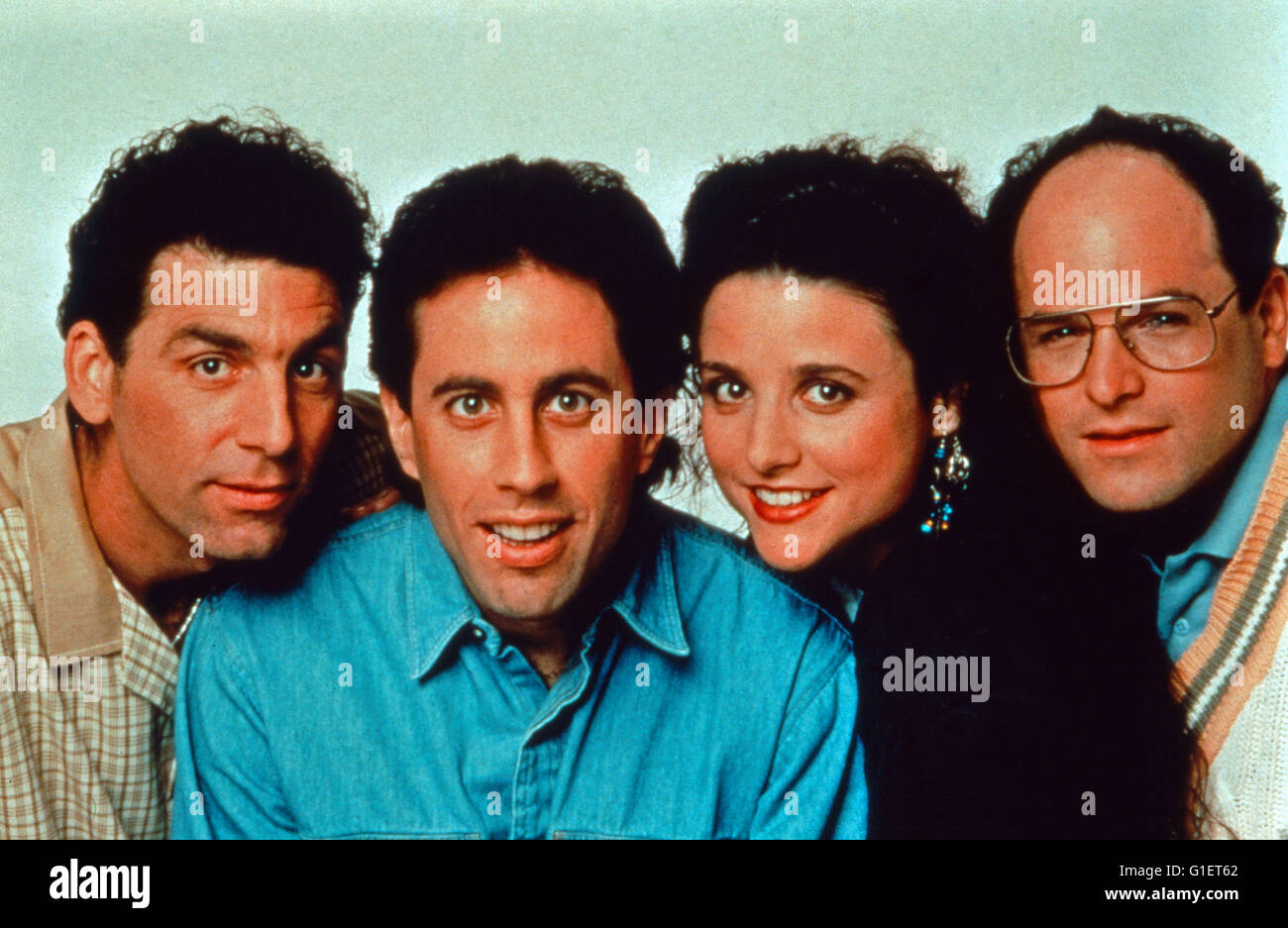 Seinfeld, Comedyserie, USA 1989 - 1998, Darsteller: Michael Richards, Jerry Seinfeld, Julia Louis Dreyfus, Jason Alexander Stock Photo