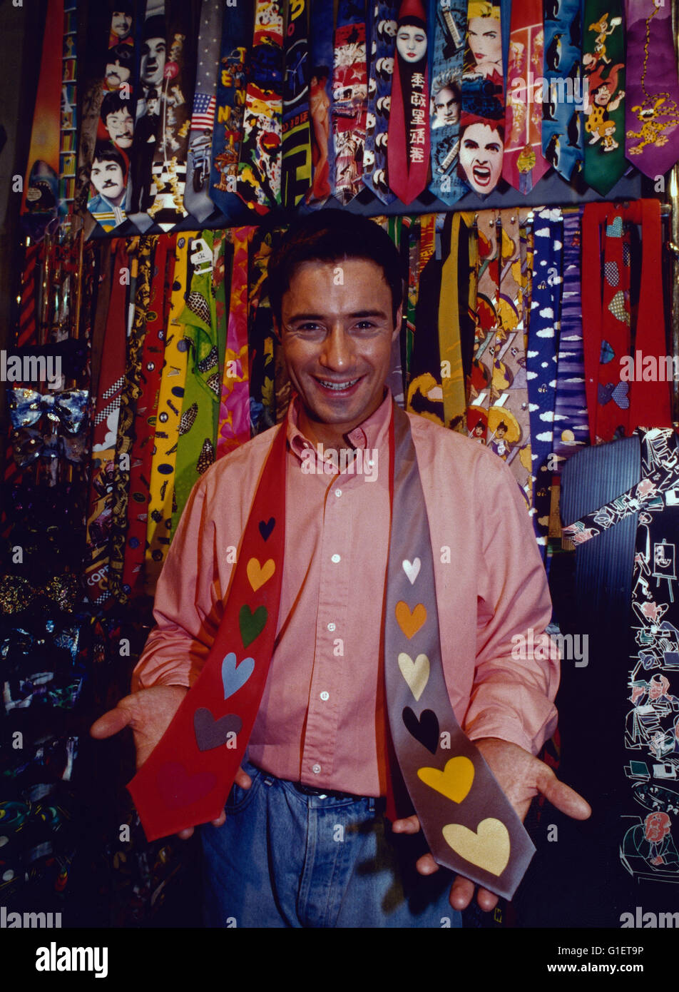 Nur die Liebe zählt, Show um die Liebe, Deutschland 1990er Jahre, Moderator Kai Pflaume. Stock Photo