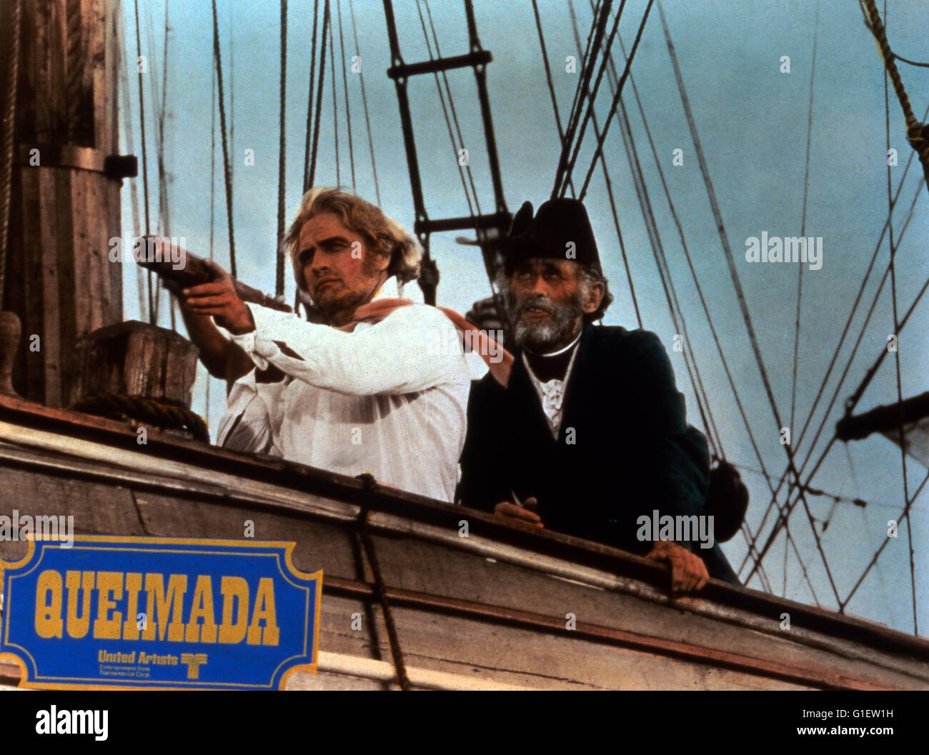 Queimada, aka: Insel des Schreckens, Italien/Frankreich 1969, Regie: Gillo Pontecorvo, Darsteller: Marlon Brando Stock Photo