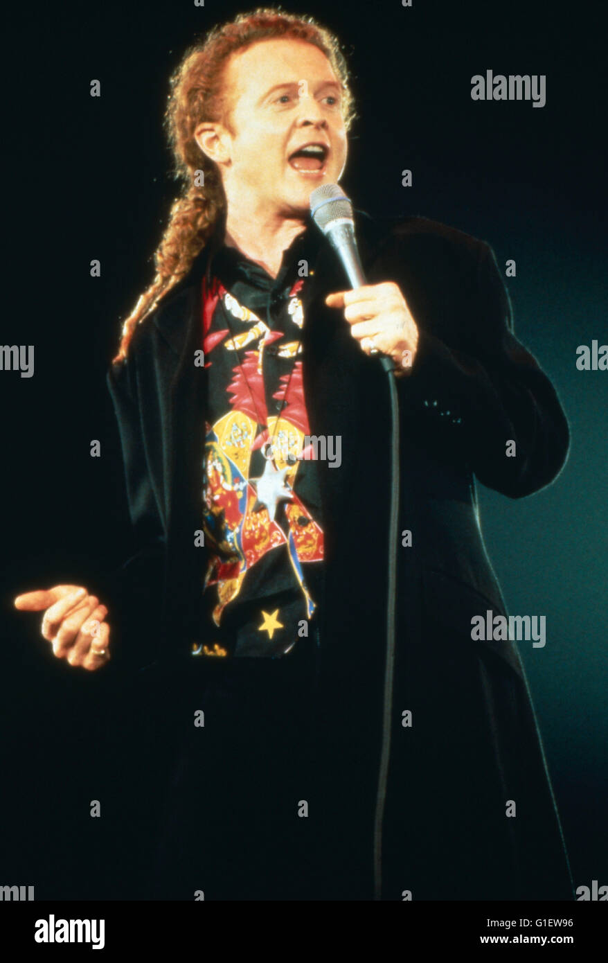 Mick Hucknall, Sänger der britischen Band Mick Hucknall, Sänger der britischen Band