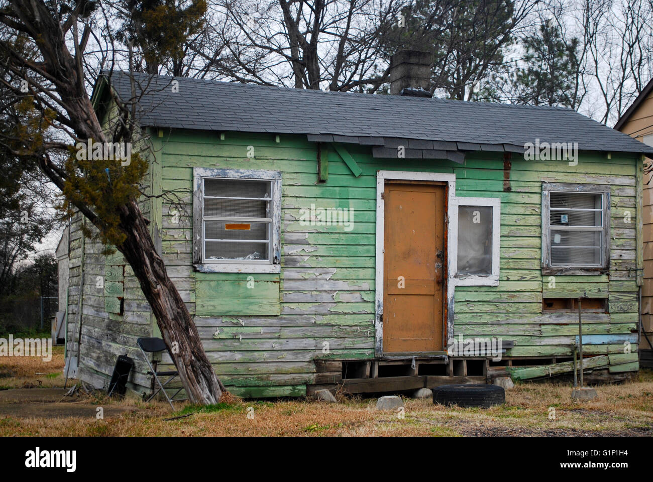 An old shack still stands in the mainly black neighbourhood in ...