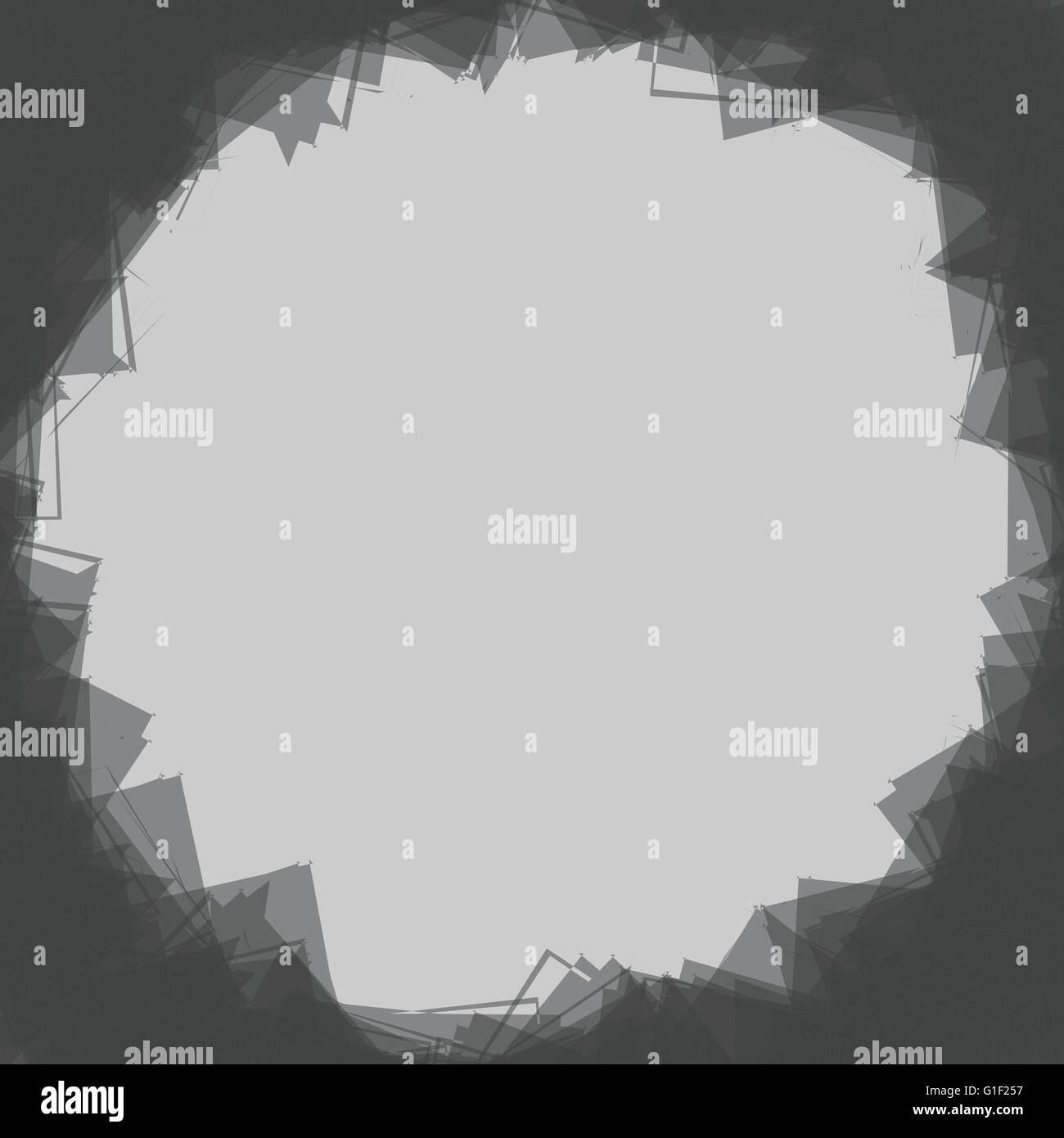 Random Solid Frame Random scattered shapes. Can be used as a frame or background for your ...