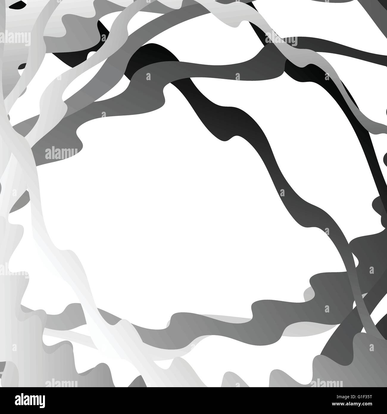 Abstract artistic background with distorted overlapping shapes ...
