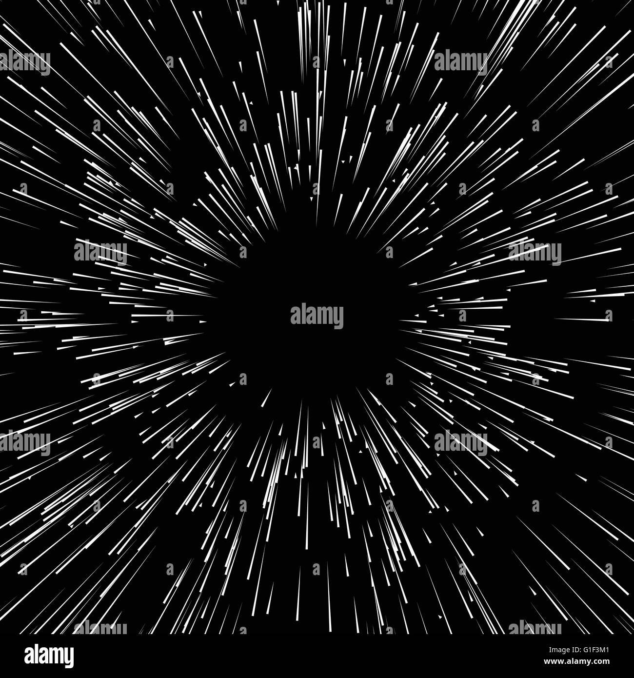 Explosing Raphic Abstract explosion, bursting effect, radial, radiating edgy lines ...