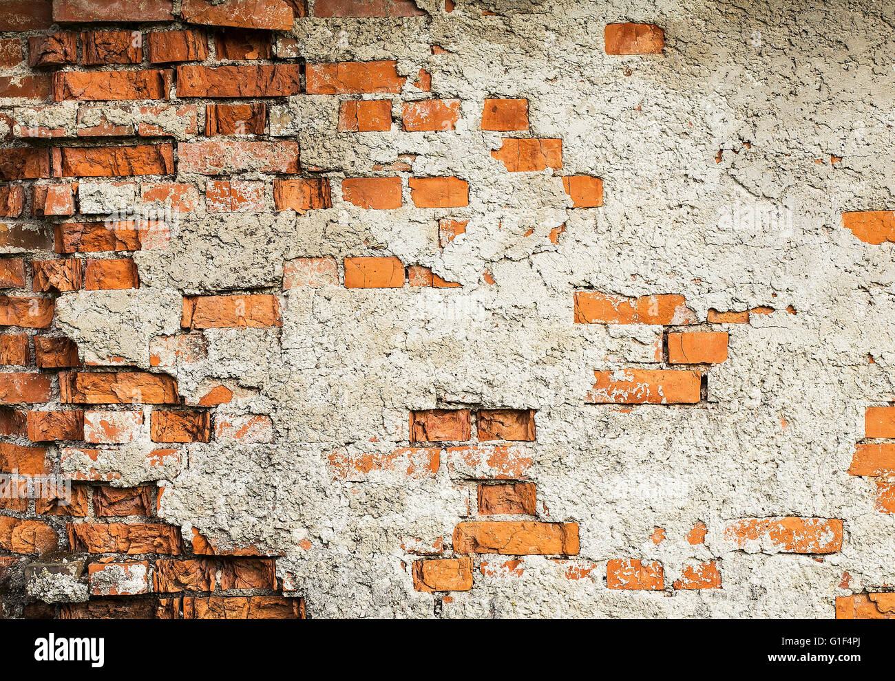 Old brick wall falling apart hires stock photography and images Alamy