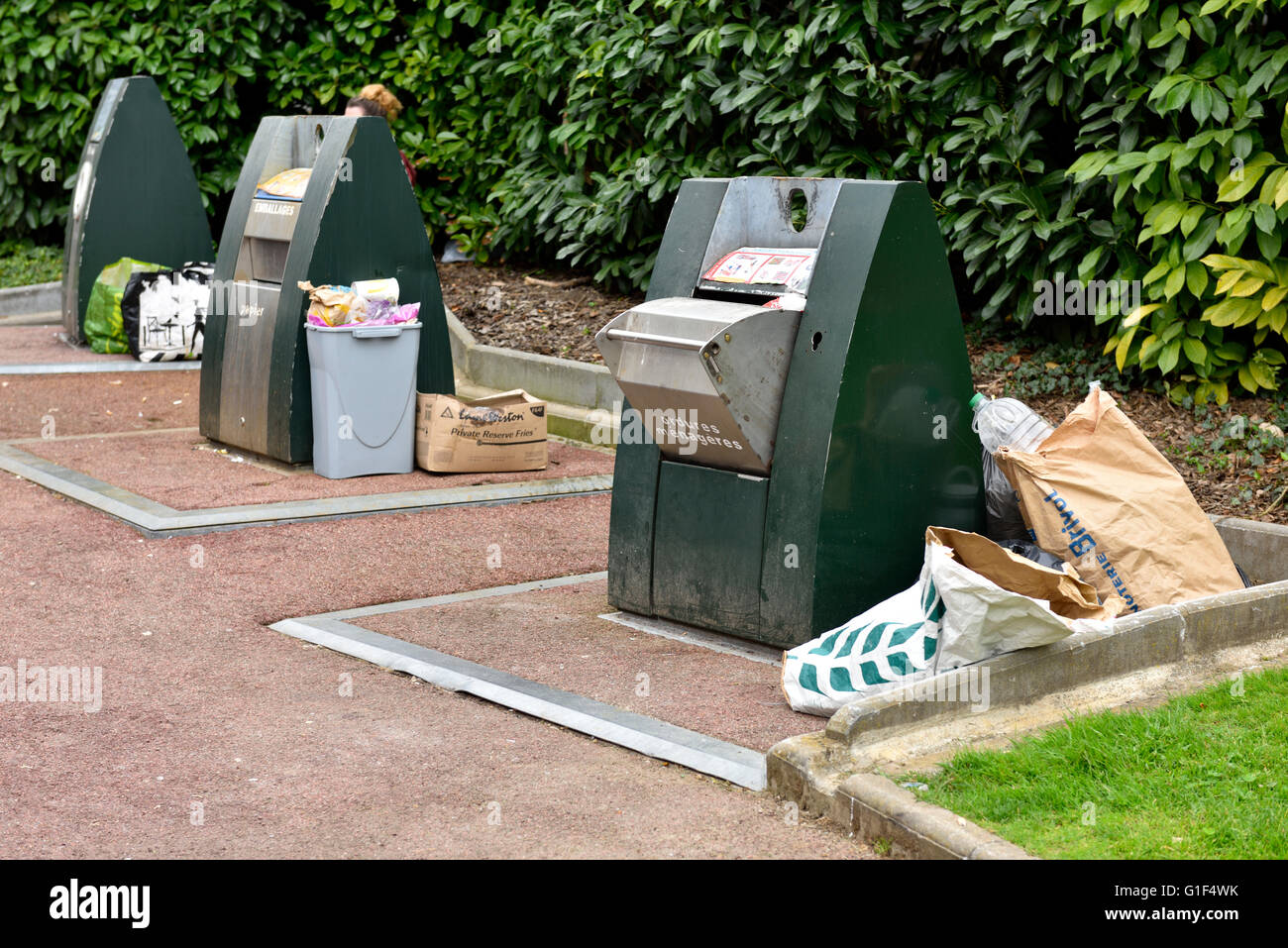 Recycling bins france hires stock photography and images Alamy