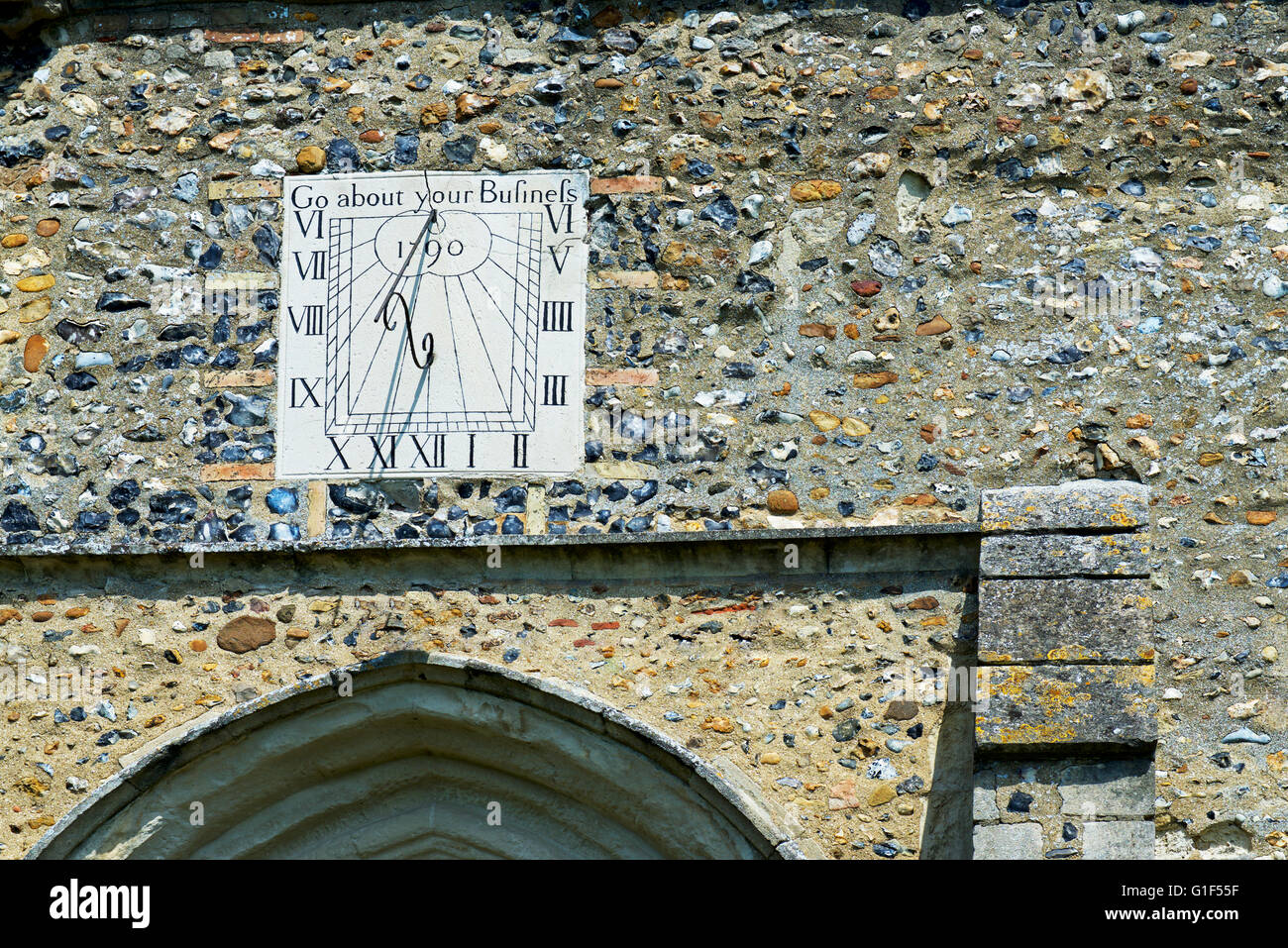 Church of St Peter and St Paul, in the village of Clare, Suffolk, England UK Stock Photo