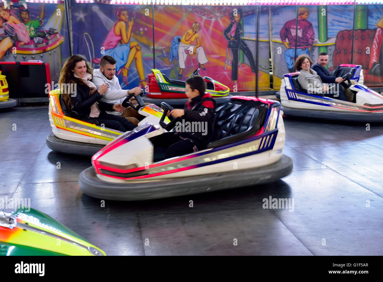 Bumper cars hires stock photography and images Alamy
