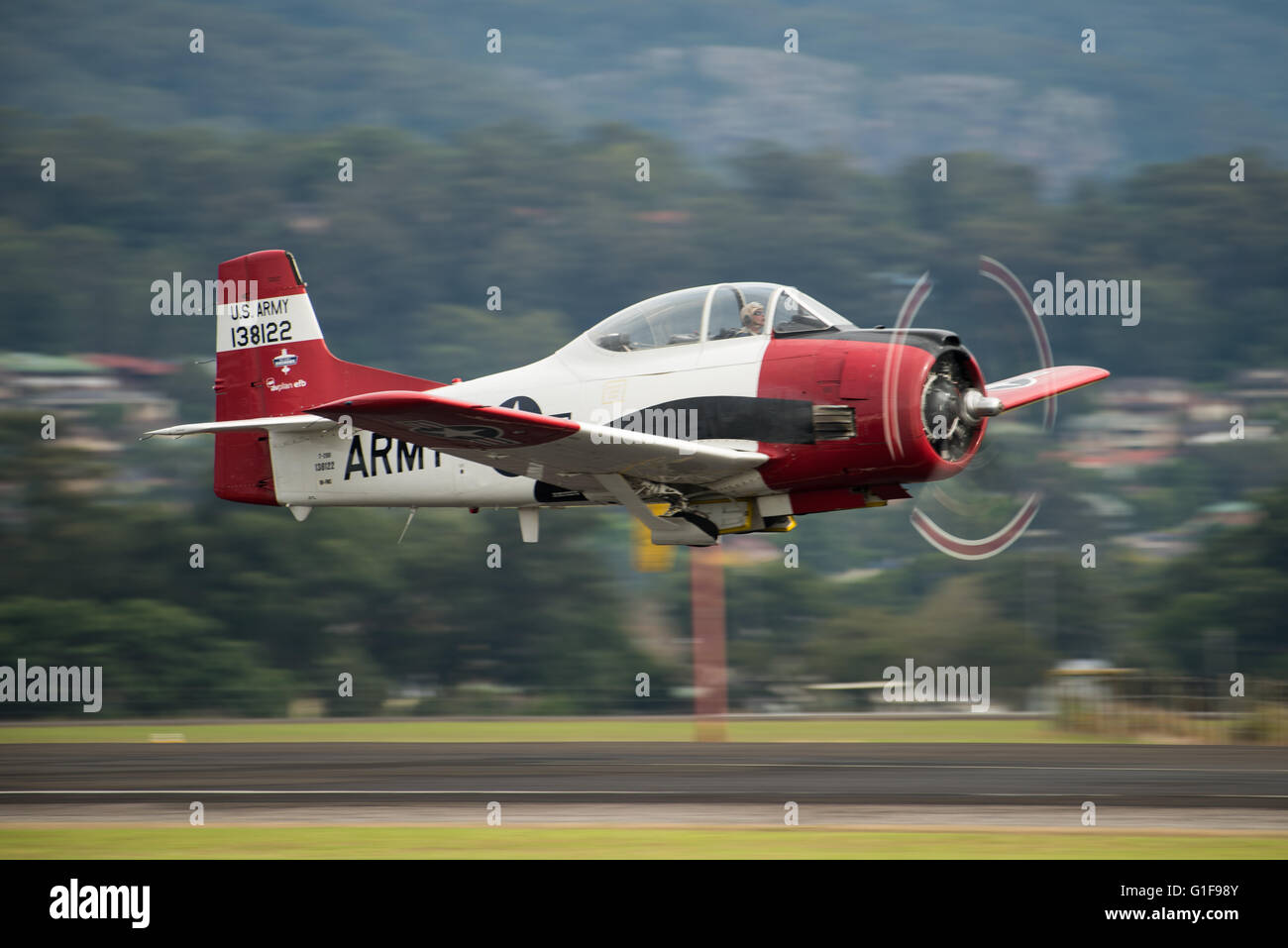 North American T-28 Trojan Stock Photo - Alamy