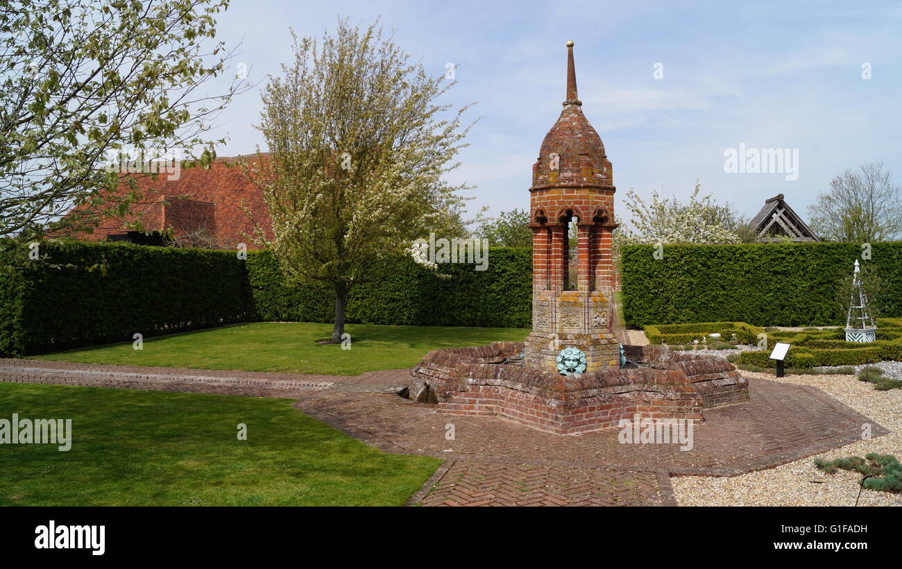 The Walled Garden, Cressing Temple, Essex, Eastern England Stock Photo