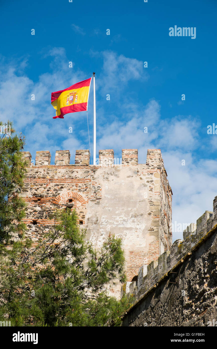 Castillo Sohail. Fuengirola, Málaga, Spain Stock Photo