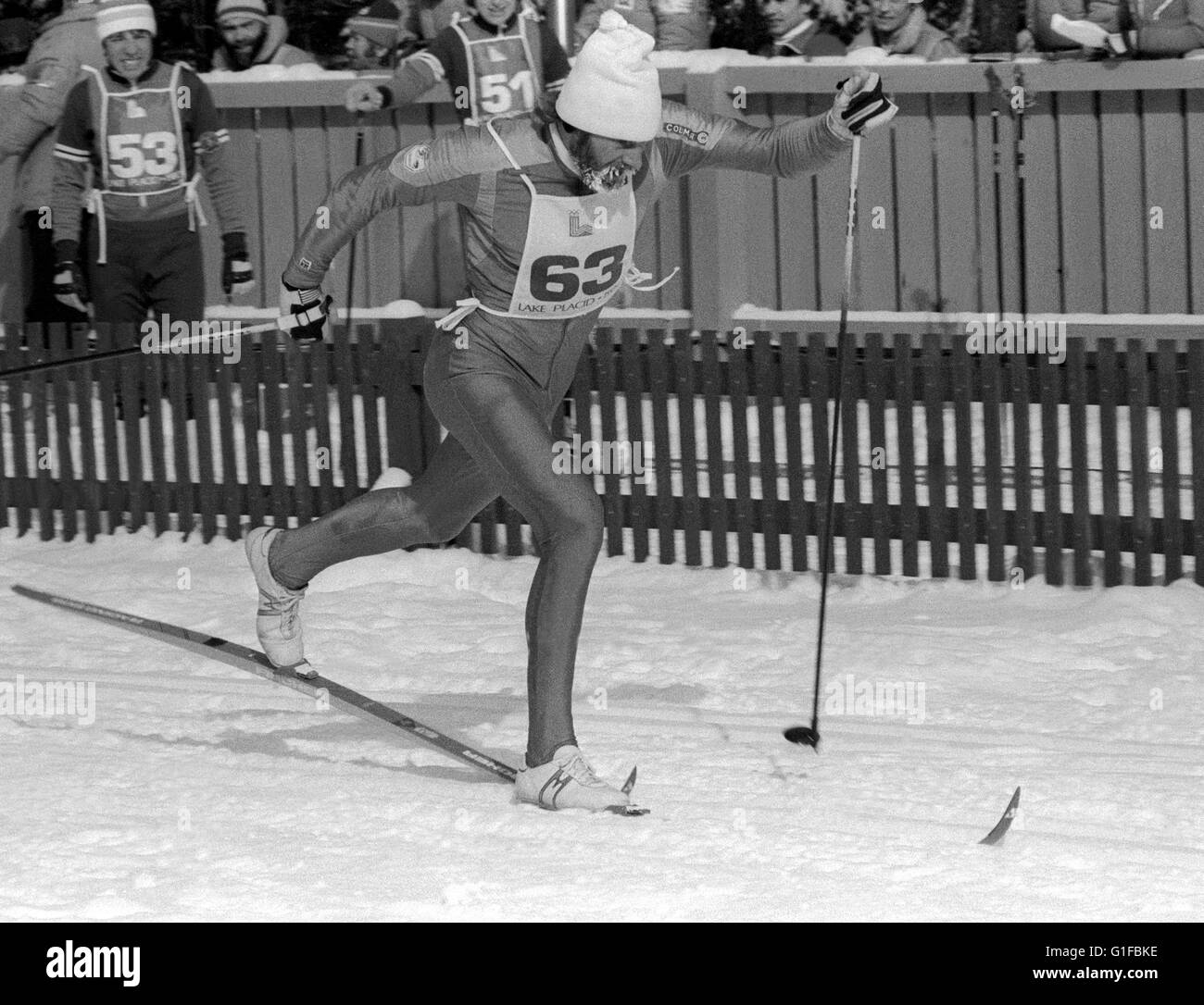 THOMAS WASSBERG  Swedish skier Cross county Stock Photo