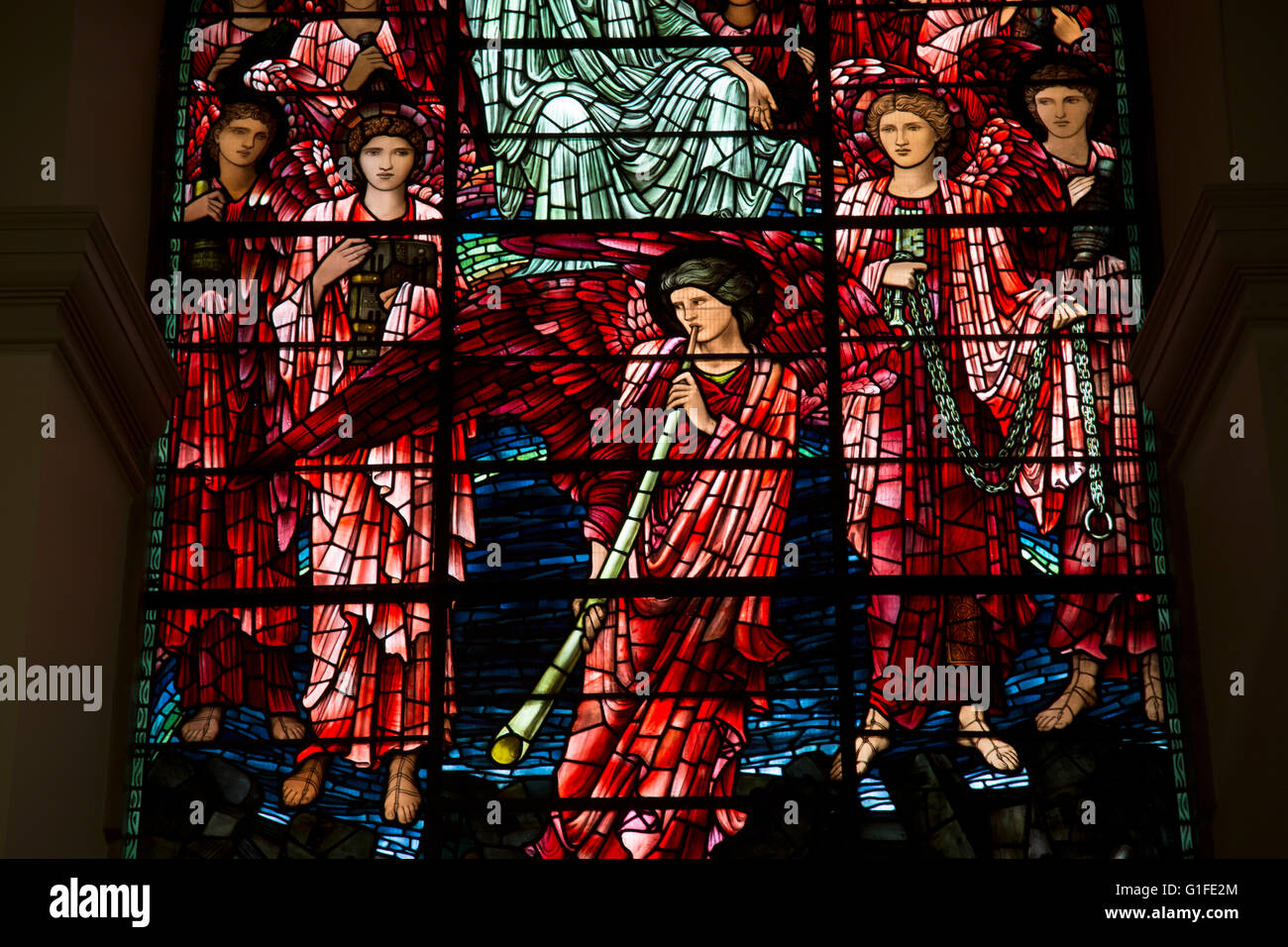 Stained Glass Window, St Philip Cathedral Church, Birmingham, England