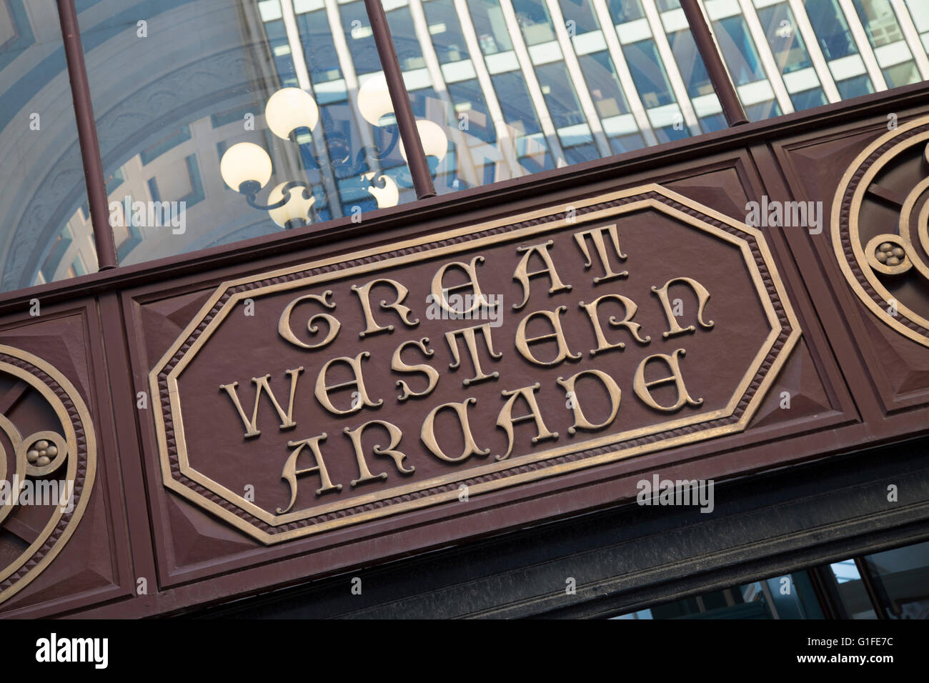 Great Western Arcade Shopping Centre, Birmingham, England, UK Stock Photo Alamy