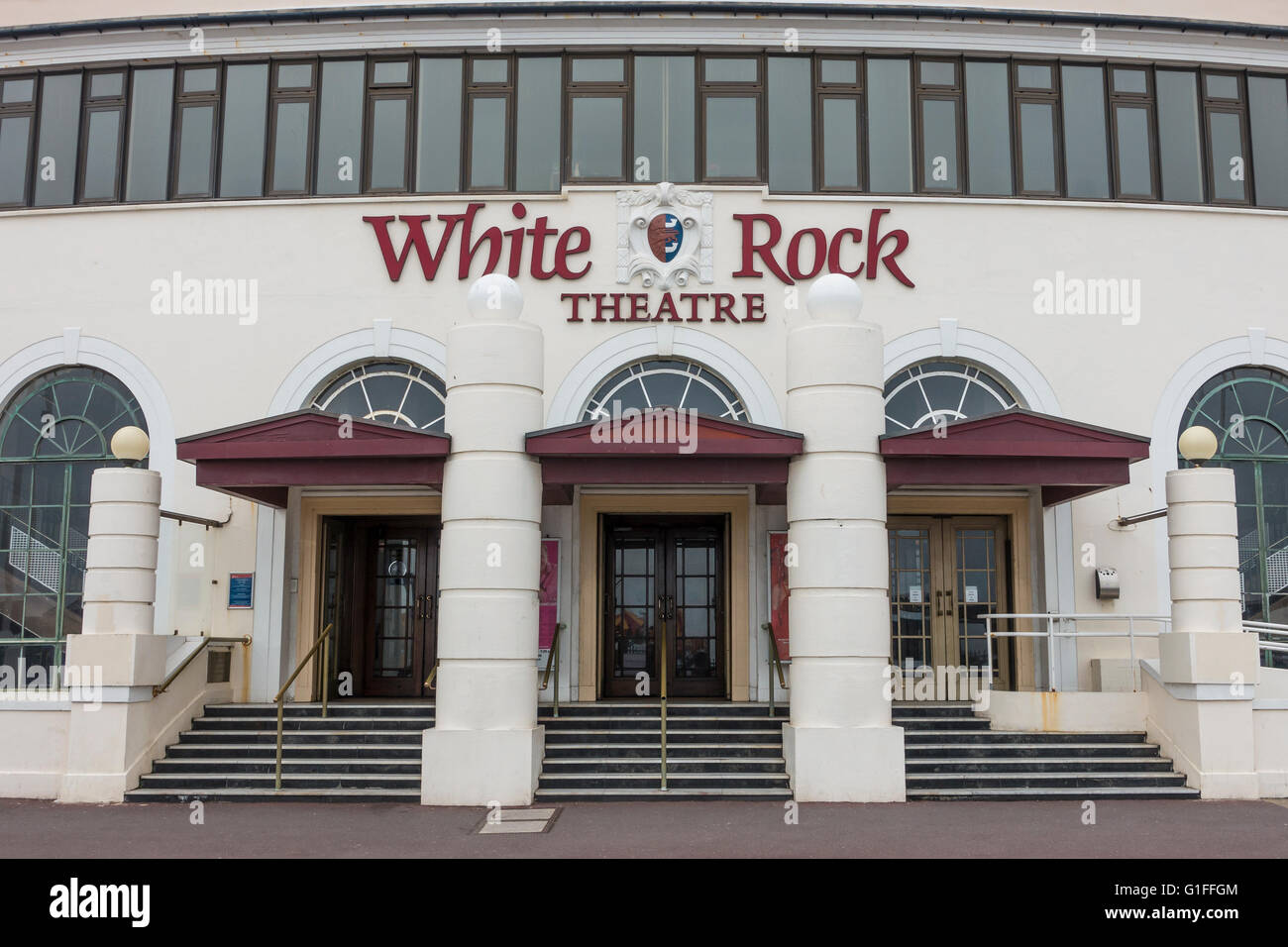 White Rock Theatre Seafront Hastings East Sussex England Stock Photo