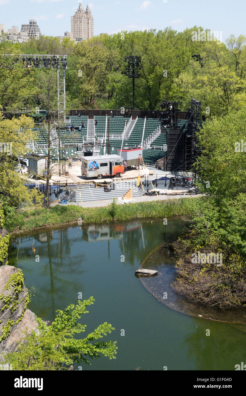 THe Delacorte Theater, Central Park Stock Photo Alamy