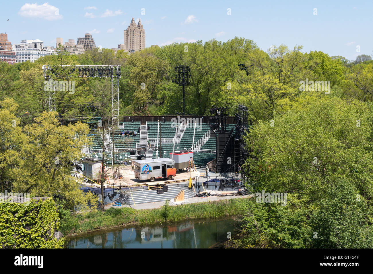 Delacorte Theater Seating Chart Central Park