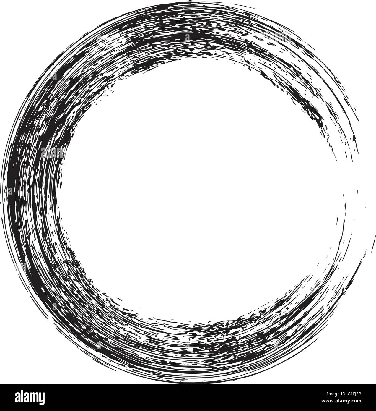 circle shape vector black grunge background Stock Vector Image & Art ...