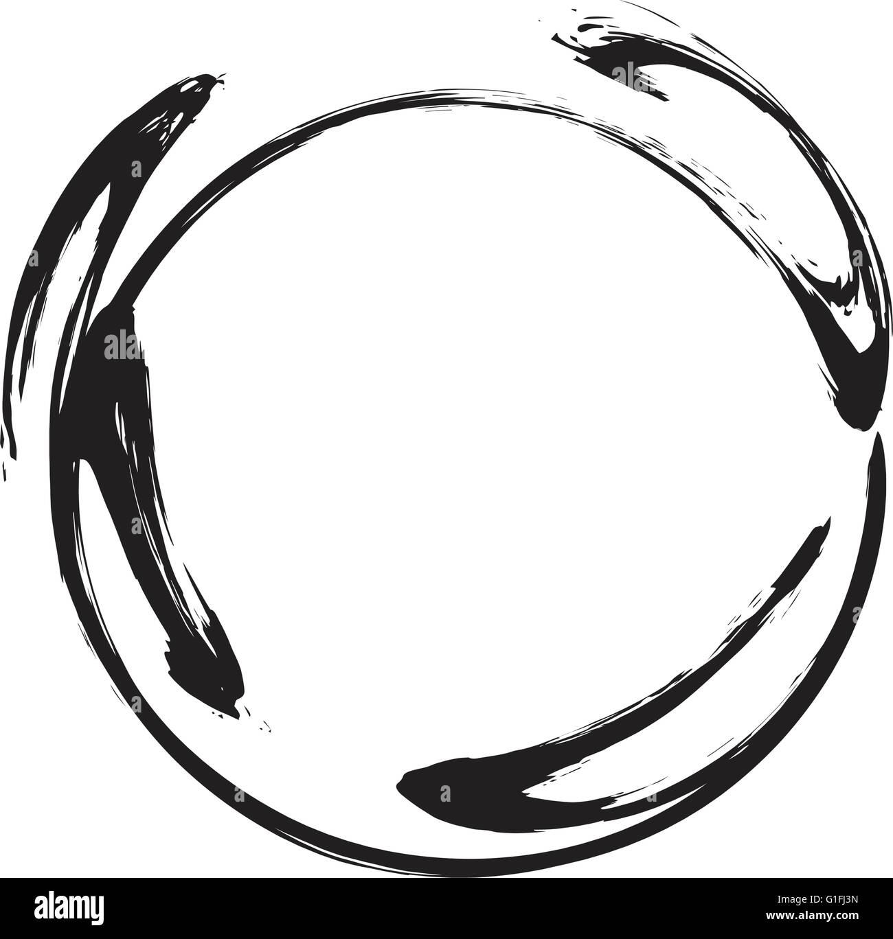 circle shape vector black grunge background Stock Vector Image & Art ...