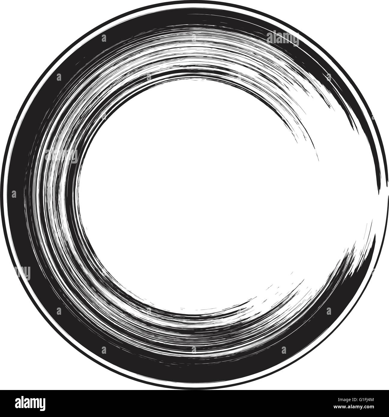 circle shape vector black grunge background Stock Vector Image & Art ...