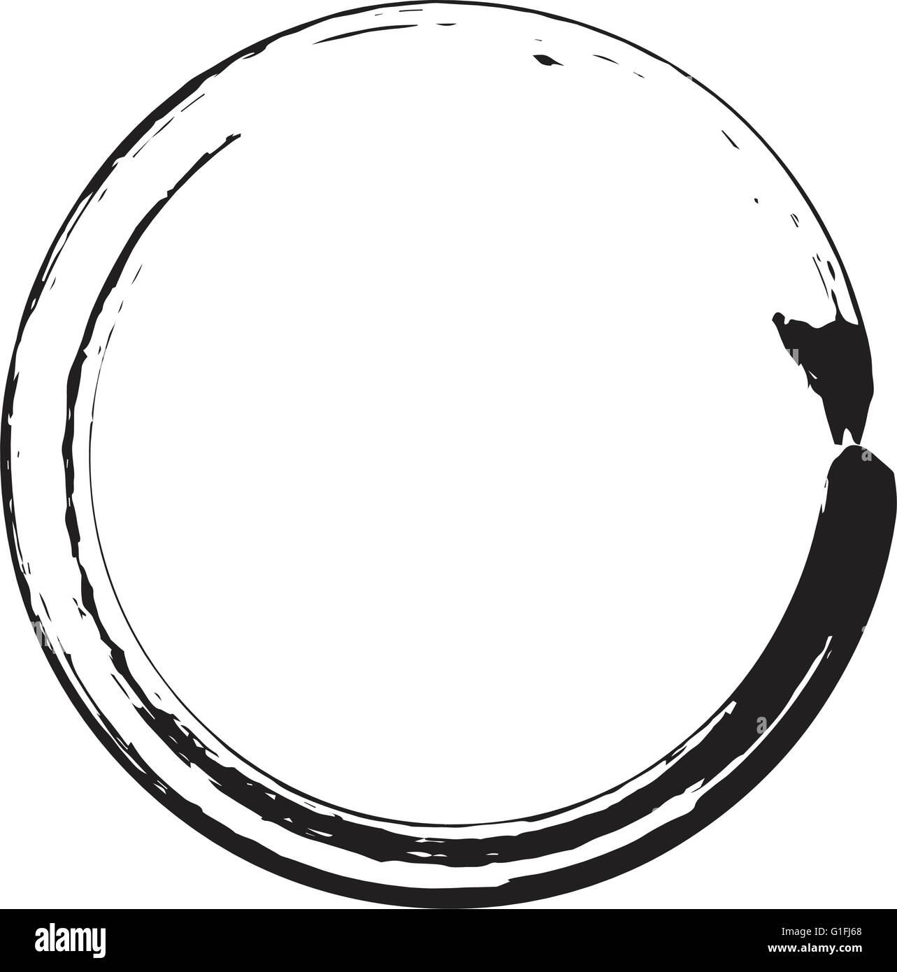 circle shape vector black grunge background Stock Vector Image & Art ...
