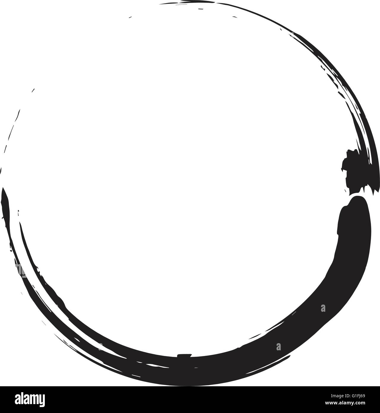 circle shape vector black grunge background Stock Vector Image & Art ...