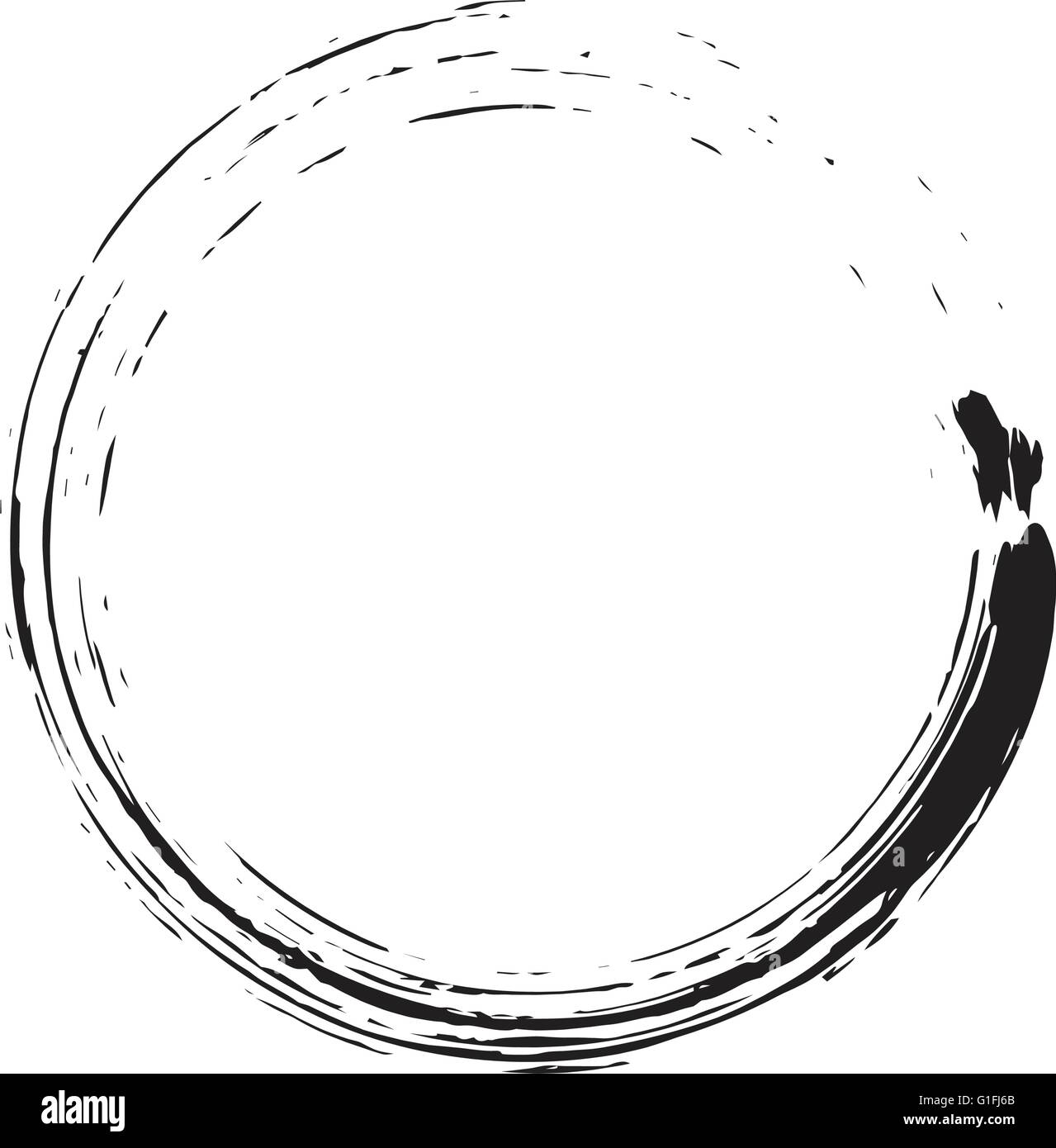circle shape vector black grunge background Stock Vector Image & Art ...