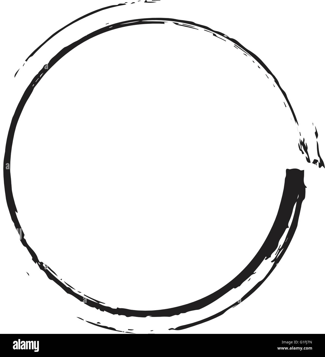 circle shape vector black grunge background Stock Vector Image & Art ...