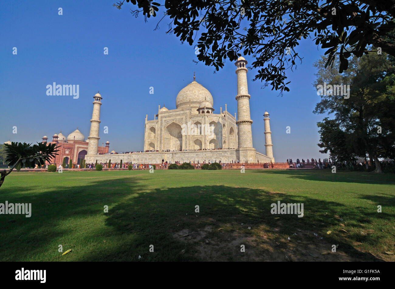 Taj Mahal, Agra, Uttar Pradesh, India Stock Photo Alamy