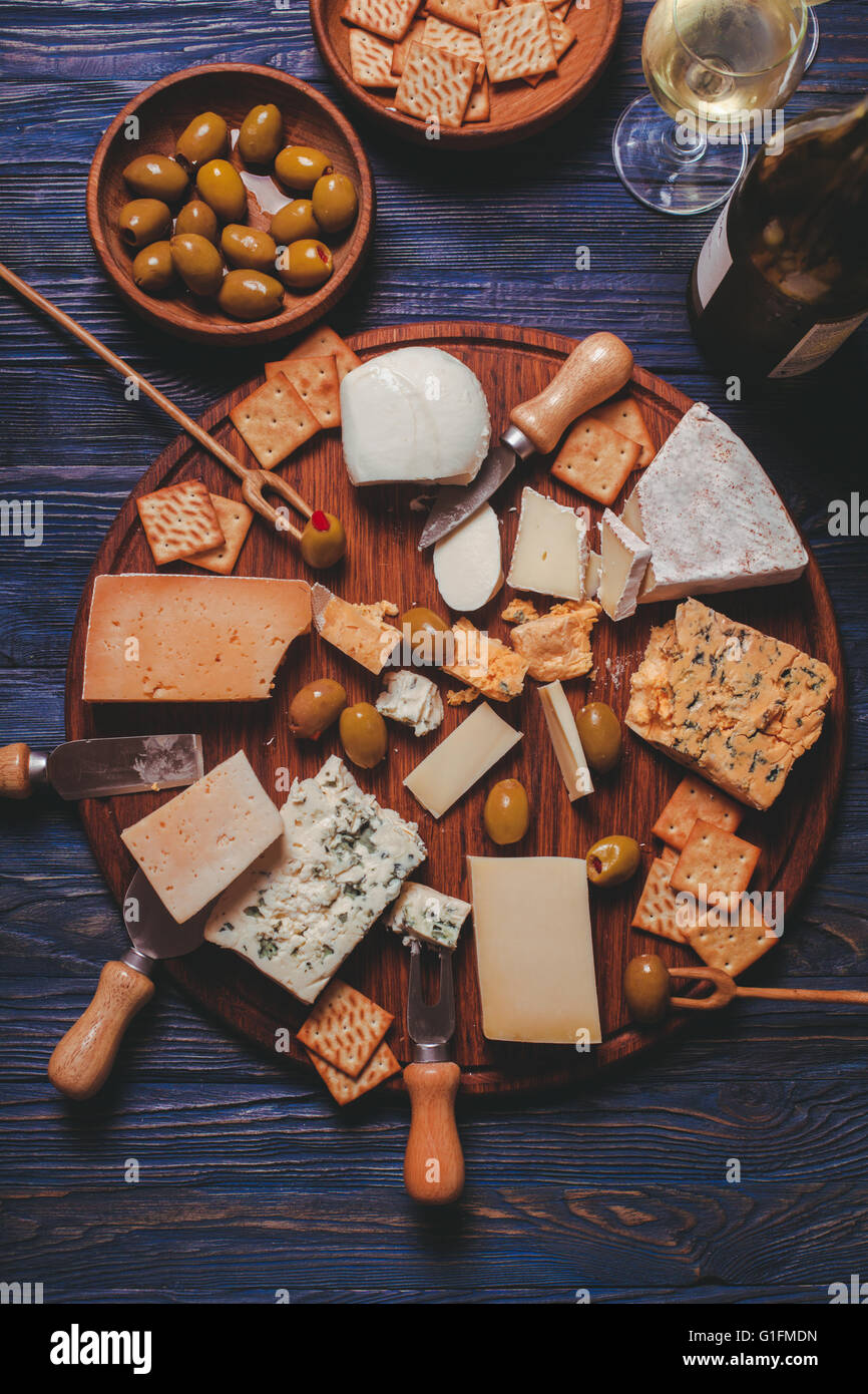 The Cheese plate Stock Photo Alamy