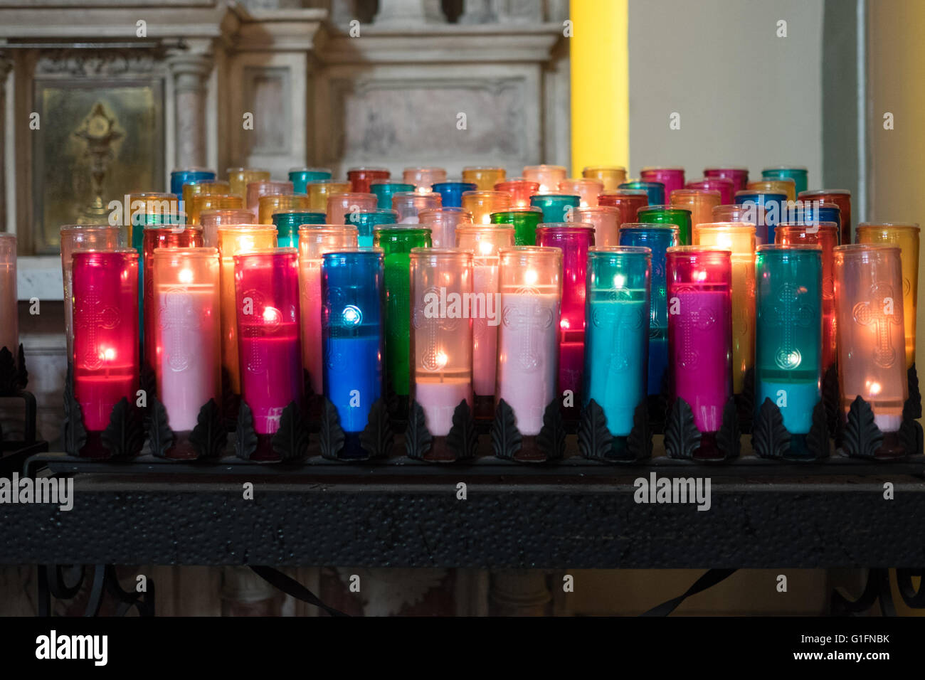 Candles colors hi-res stock photography and images - Alamy