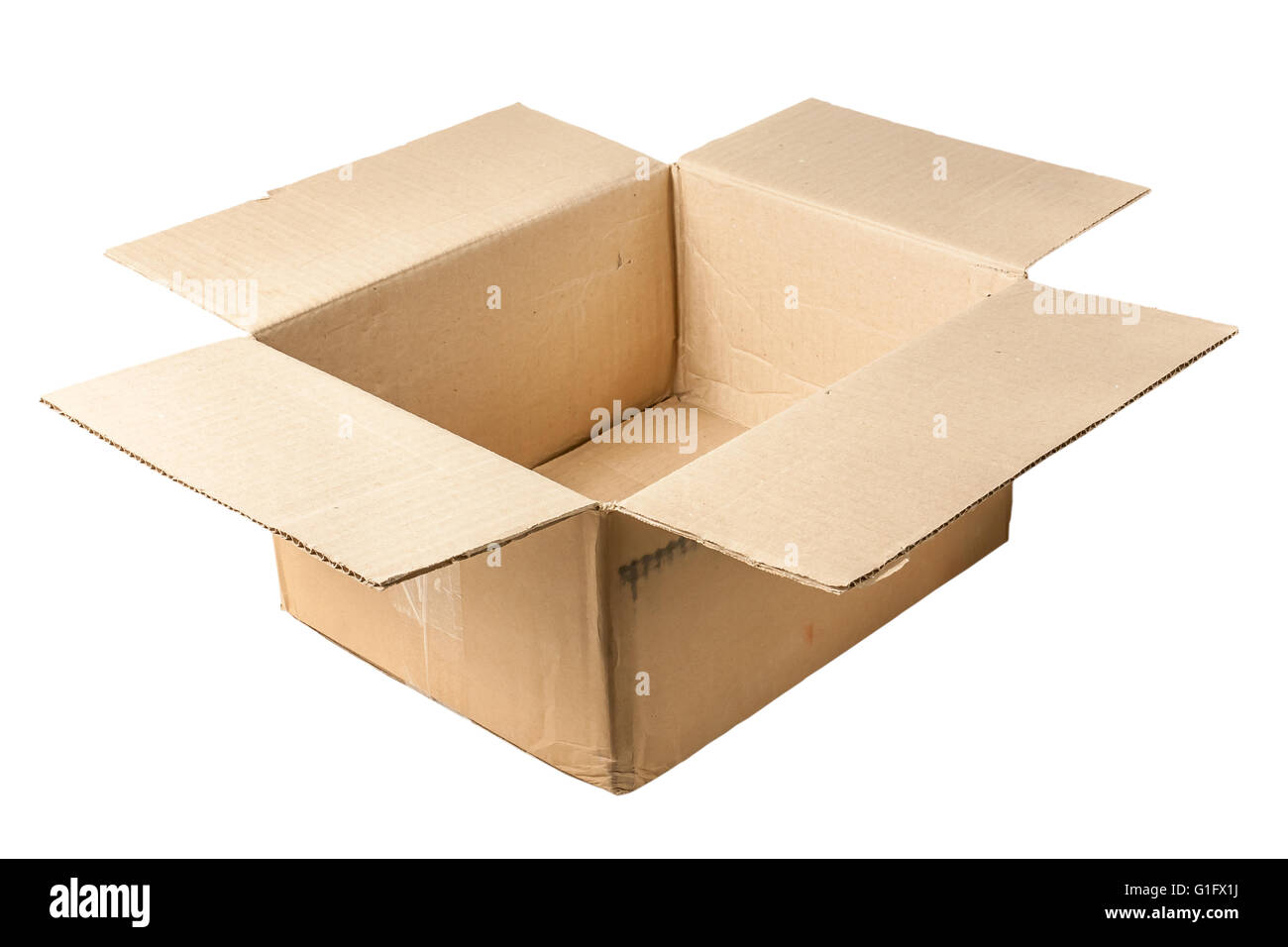 Cardboard brown box isolated hi-res stock photography and images - Alamy