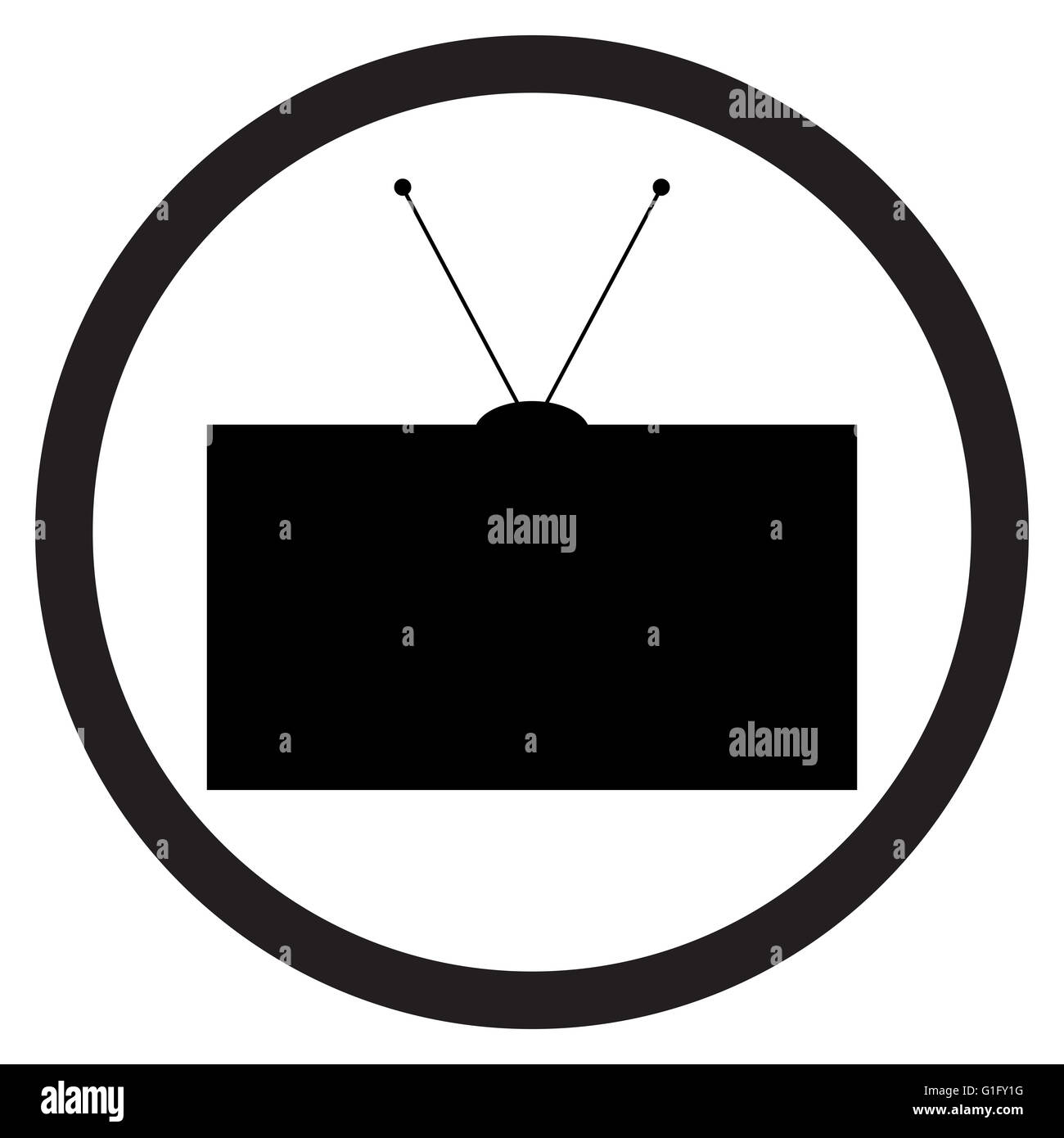 Black and white television hires stock photography and images Alamy