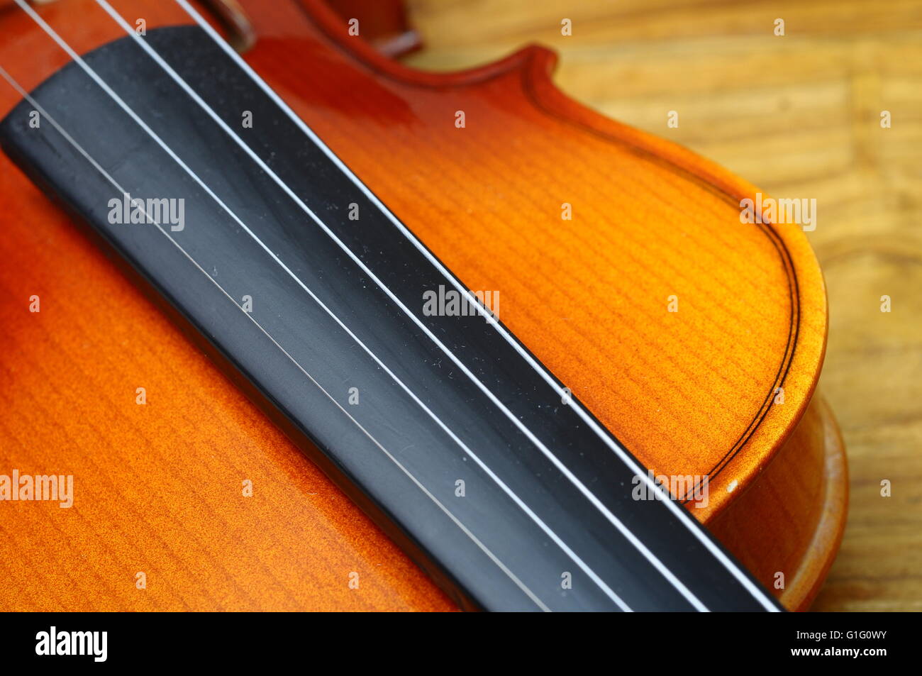 Macro of acoustic violin for musical background Stock Photo Alamy