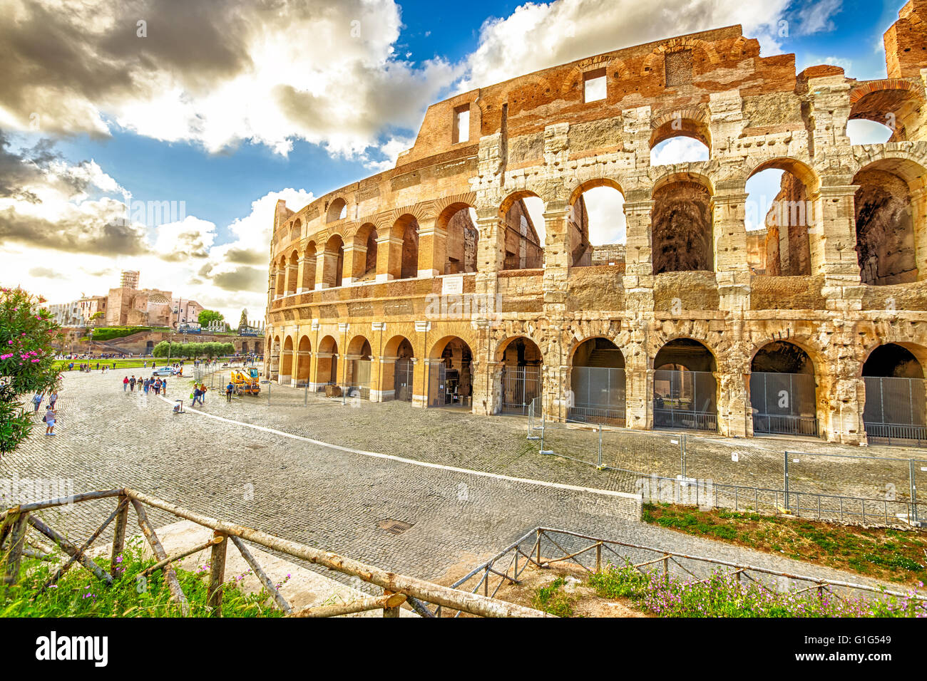 The Colosseum Rome Stock Photo
