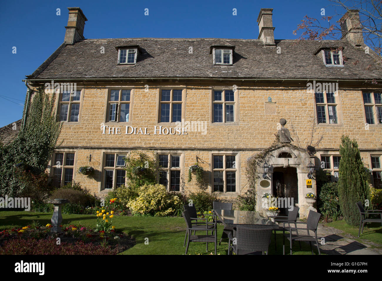 Dial House Restaurant, Bourton on the Water; England Stock Photo Alamy