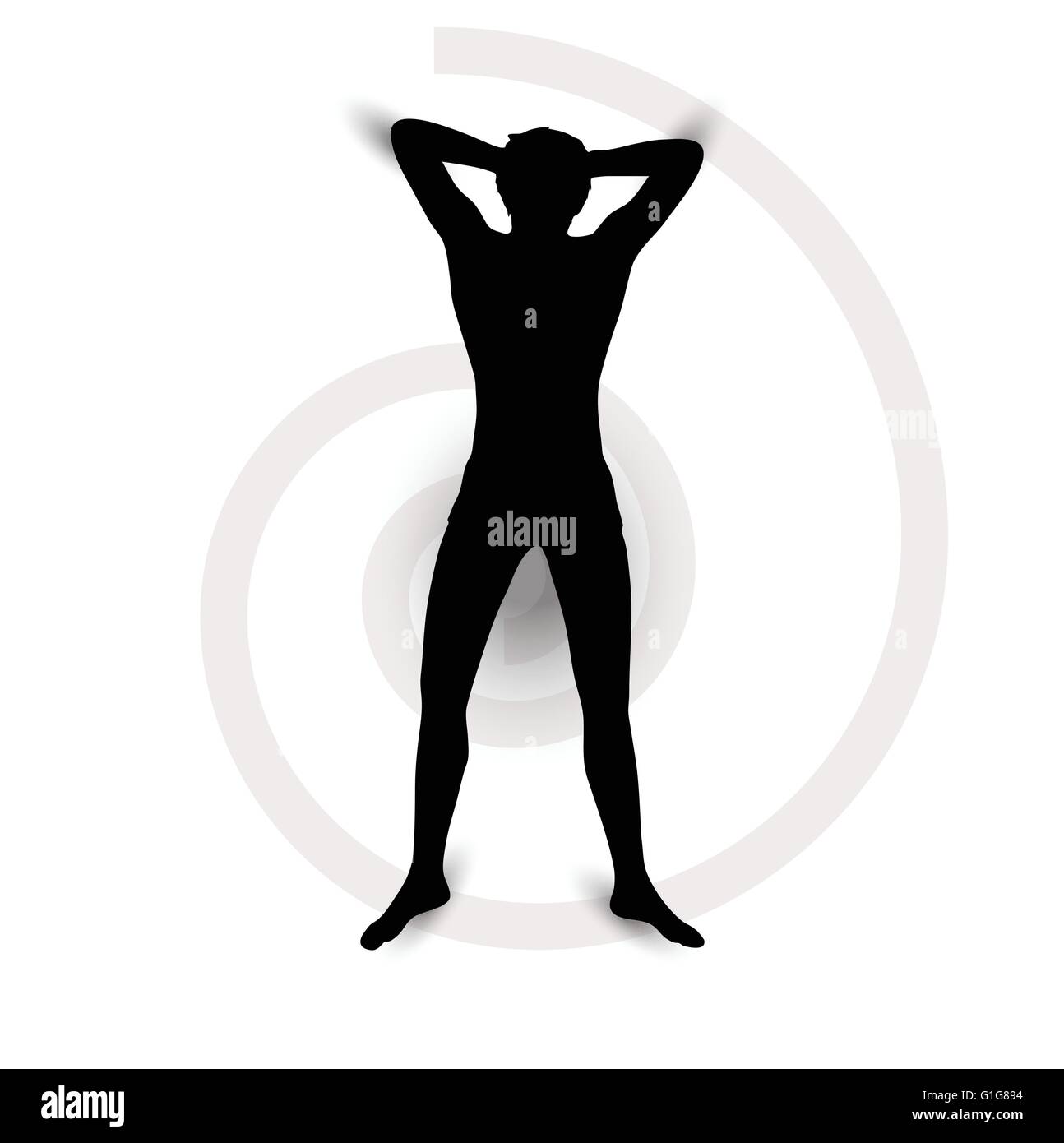 Body silhouette lying down hires stock photography and images Alamy