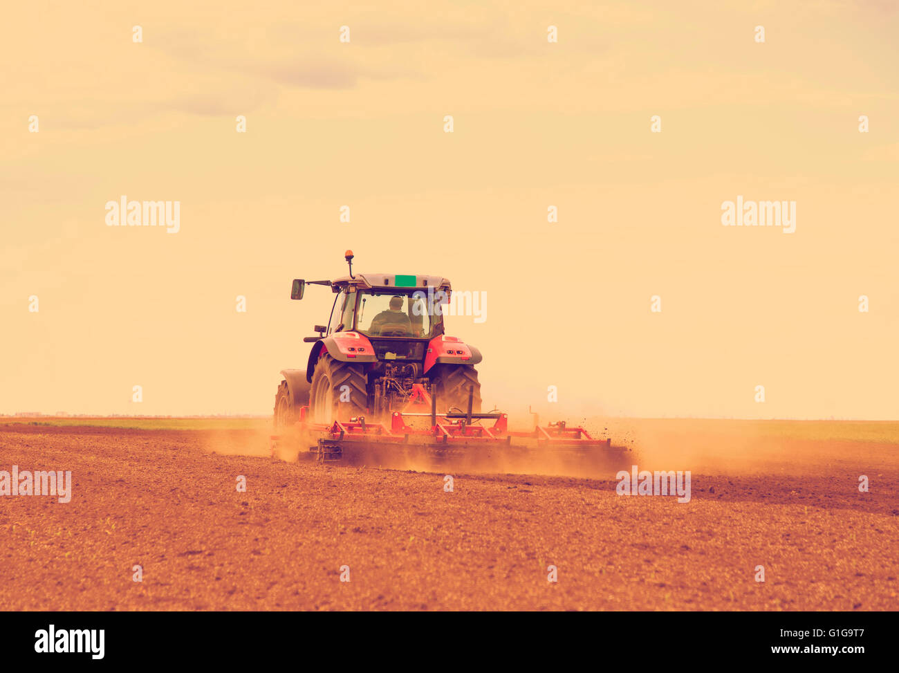 Tractor driven equipment hires stock photography and images Alamy