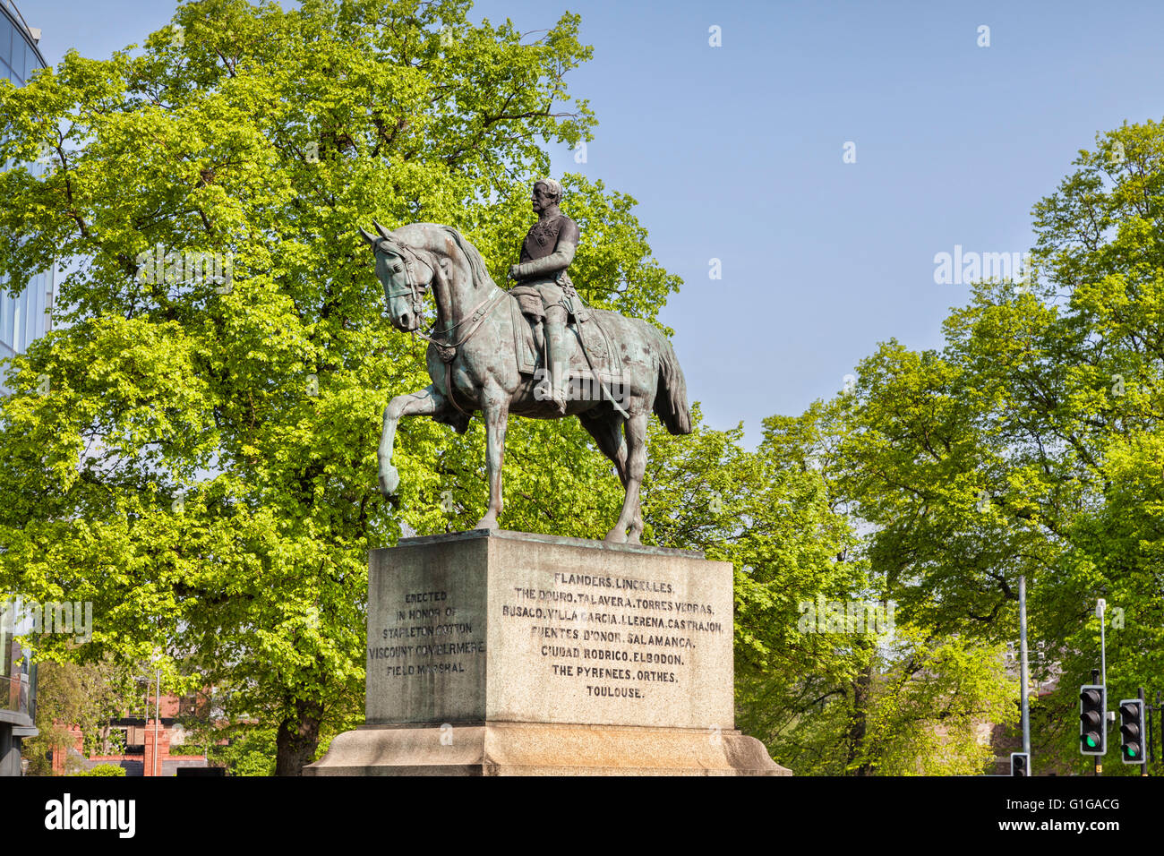 Statue of Stapleton Cotton, 1st Viscount Combermere, Chester, Cheshire ...