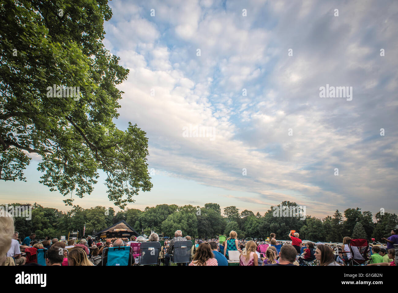 Longs Park 4th of July holiday celebration Stock Photo Alamy