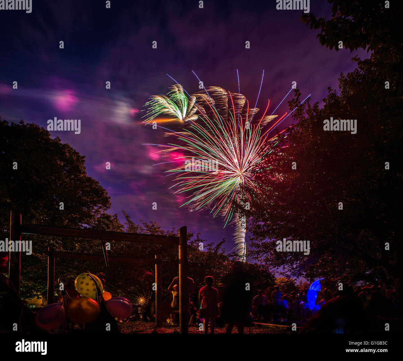 Longs Park 4th of July holiday celebration Stock Photo Alamy