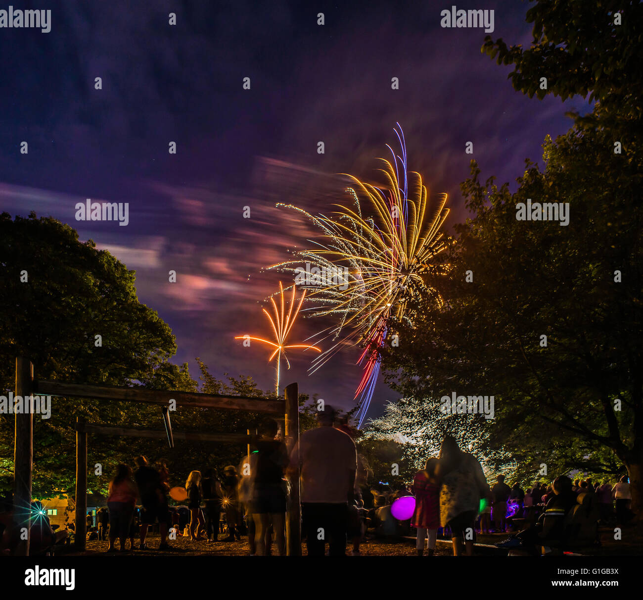 Longs Park 4th of July holiday celebration Stock Photo Alamy