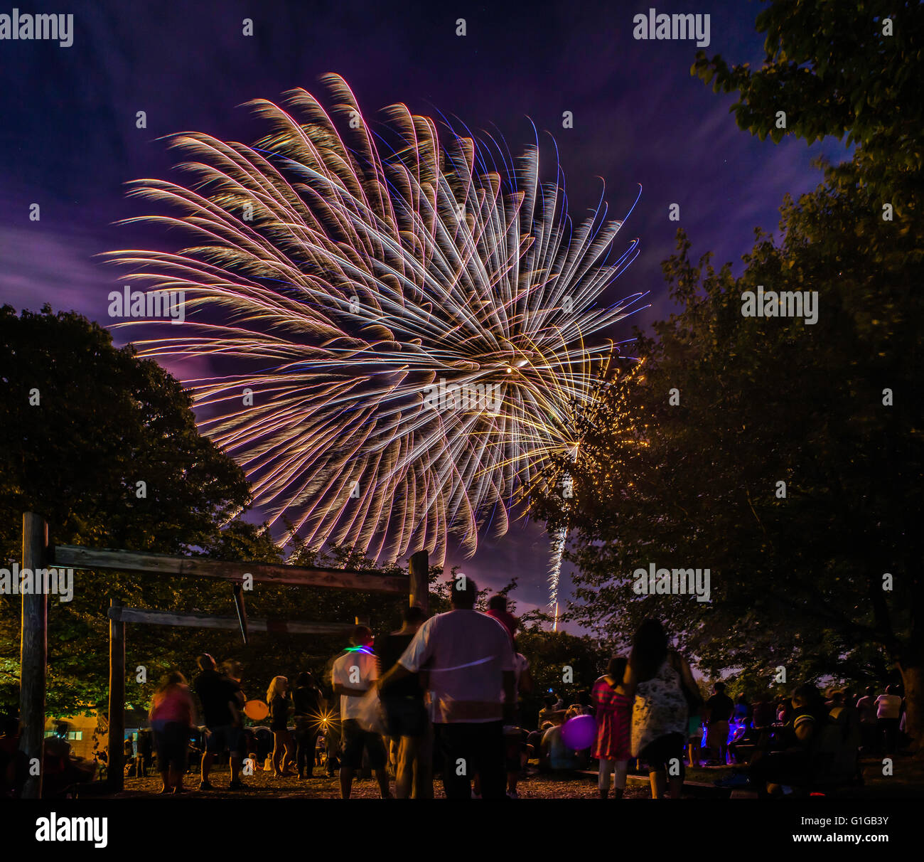 Longs Park 4th of July holiday celebration Stock Photo Alamy