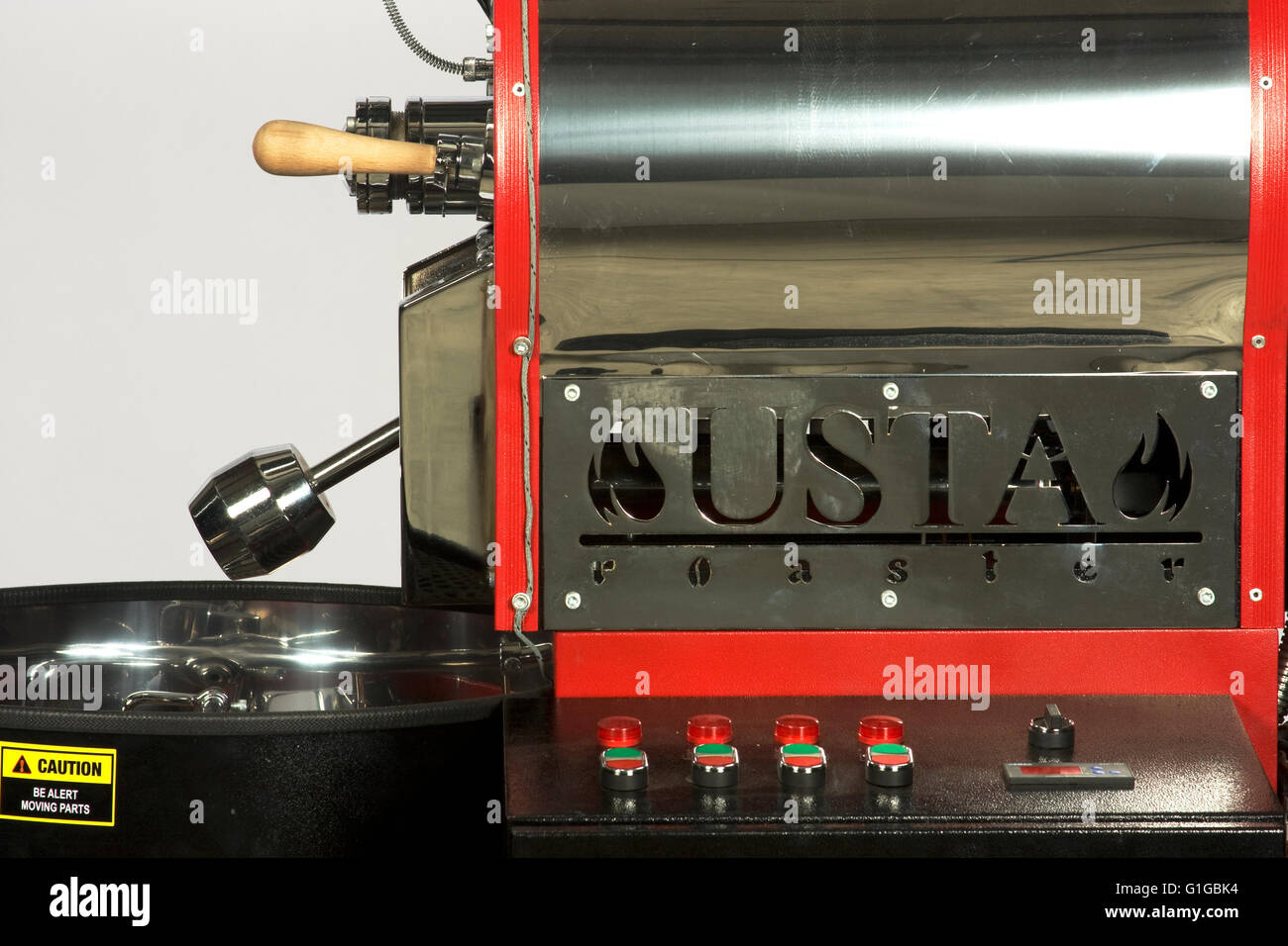 Usta industrial coffee roasting machine stock photo alamy