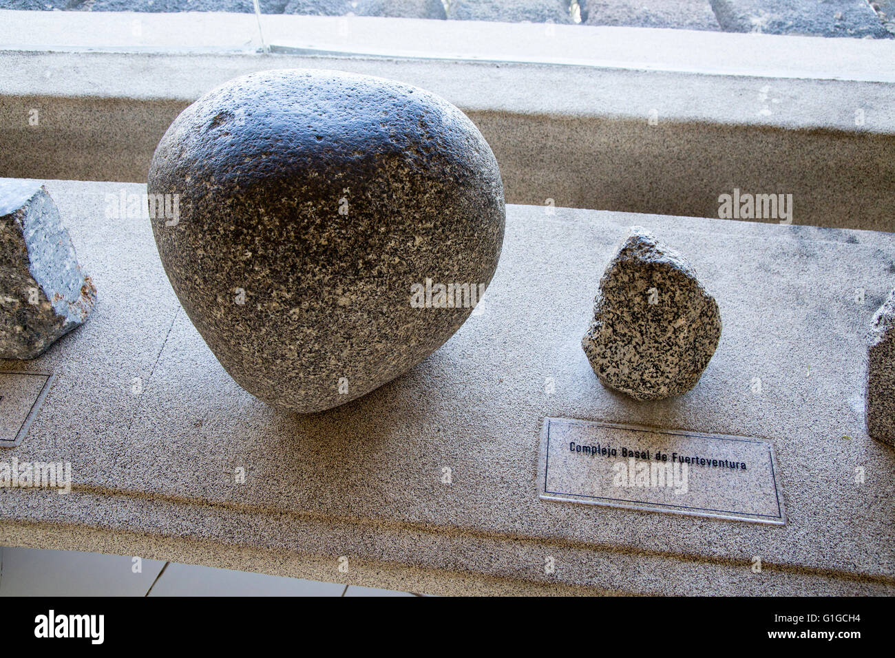 Complex basal rock sample from Fuerteventura, geology display Casa de ...