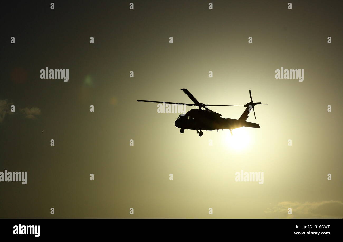 Helicopter and sun hi-res stock photography and images - Alamy