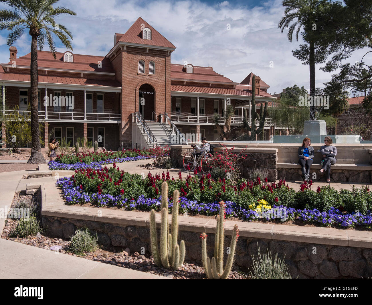 Old Main building, University of Arizona, Tucson, Arizona. Stock Photo