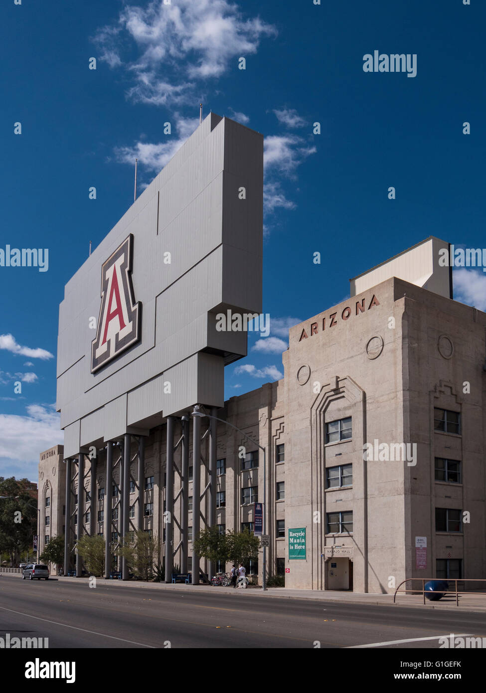 Arizona Stadium, University of Arizona, Tucson, Arizona. Stock Photo